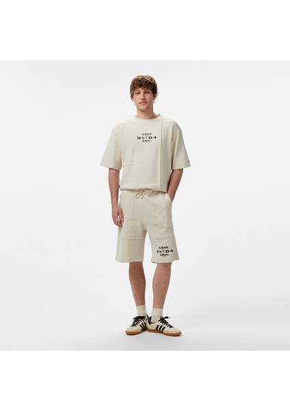 Unıted4 Erkek Krem Şort