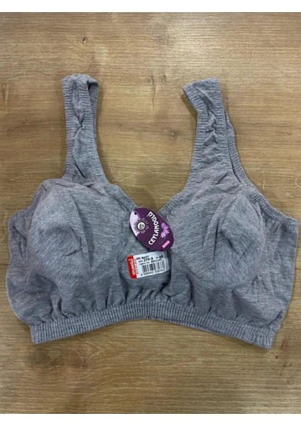 270 Kadın %100 Pamuk Penye Yarım Atlet 12 Adet