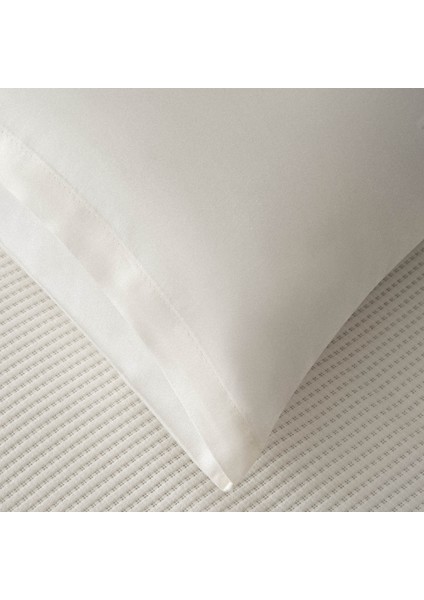 Alessa Çift Kişilik Pike Takımı %100 Organik Pamuk Jakarlı Krem 220X240 cm