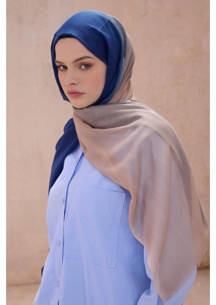 Fresh Degrade Desen Şal 1015 Mavi Degrade Desen 49875