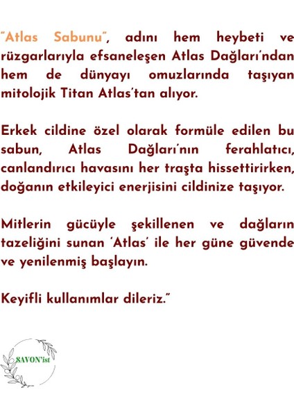 SAVON'ist Doğal Aktif Karbon & Amla Yağlı Erkek Tıraş Sabunu fırsatları