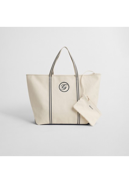 Unisex Krem Tote Çanta modelleri