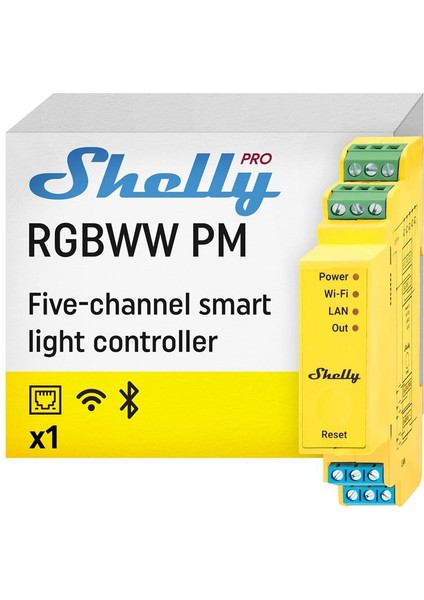 Pro RGBWW PM Akıllı LED Renk ve Parlaklık Kontrol Rölesi