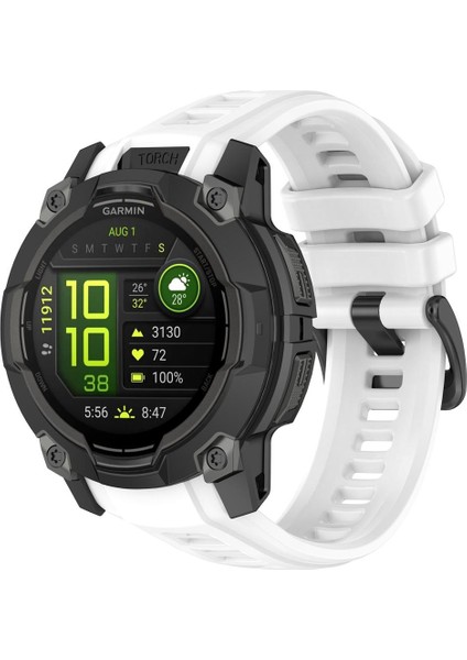 Garmin Instinct 3 Amoled / Solar 50 mm Için Silikon Kayış (Yurt Dışından)