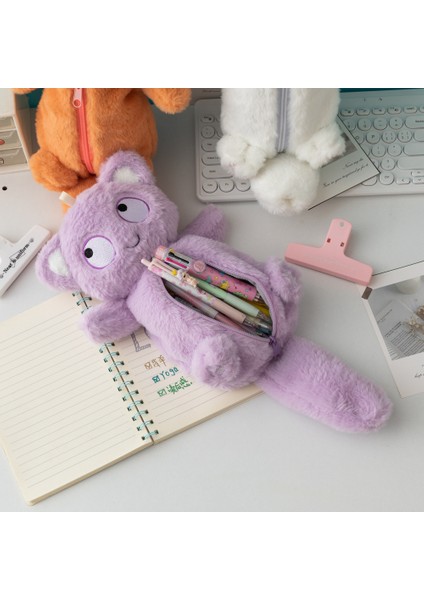 Öğrenci Kalem Çantası Sevimli Büyük Göz Kedi Kozmetik Düzenleyici (Yurt Dışından) fiyatları