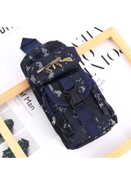 Kamuflaj Fermuarlı Kalem Çantası Kırtasiye Çantası Büyük Kapasiteli Kalem Kutusu (Yurt Dışından)
