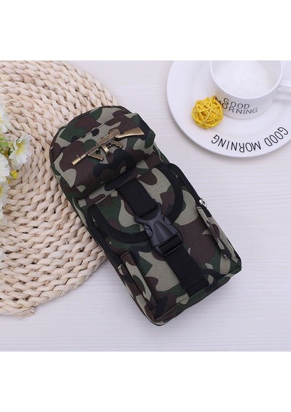 Kamuflaj Fermuarlı Kalem Çantası Kırtasiye Çantası Büyük Kapasiteli Kalem Kutusu (Yurt Dışından)