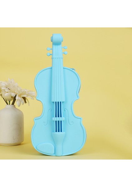 Çocuk Sevimli Kırtasiye Kutusu Çanta Keman Kalem Kutusu (Yurt Dışından)