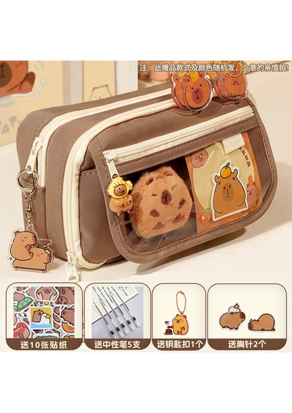 Kapi Bara Kalem Kutusu Büyük Kapasiteli Kalem Kutusu Çok Fonksiyonlu Kırtasiye Kutusu Dokuz Katmanlı Kalem Kutusu (Yurt Dışından)