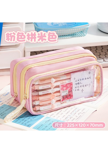 Yeni Büyük Kapasiteli Kalem Kutusu 2025 Kırtasiye Kutusu Erkek ve Kadın Modelleri Yüksek Değerli Kalem Kutusu (Yurt Dışından)