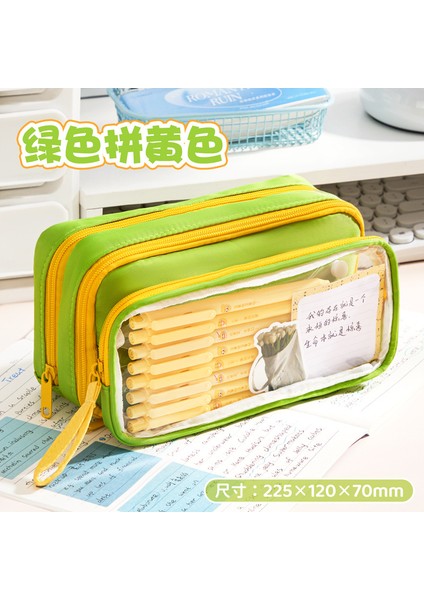 Yeni Büyük Kapasiteli Kalem Kutusu 2025 Kırtasiye Kutusu Erkek ve Kadın Modelleri Yüksek Değerli Kalem Kutusu (Yurt Dışından)