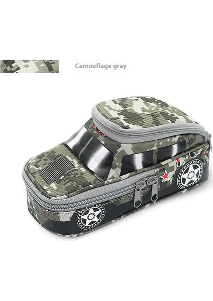 Kalem Kutusu Kamuflaj Öğrenci Saklama Kırtasiye Çantası (Yurt Dışından)