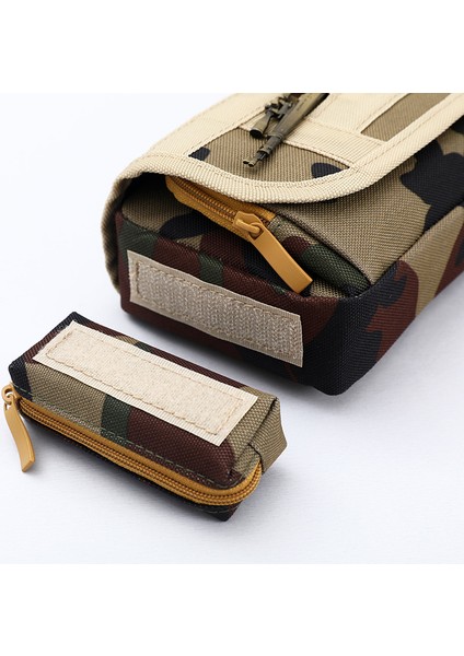 Kamuflaj Kırtasiye Çantası Büyük Kapasiteli Kalem Çantası (Yurt Dışından) fırsatları