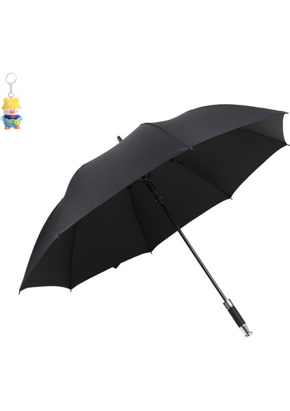 Düz Saplı Şemsiye Şemsiye Iş Erkekleri Uzun Saplı Şemsiye Yağmur ve Güneşli Fırtına Dayanıklı Büyük Şemsiye Otomatik (Yurt Dışından)