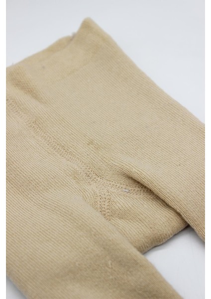 Bistyle Tekli Kaymaz Mix Havlu Külotlu Çorap 50501 Bej indirimleri