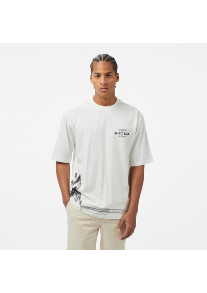 Unıted4 Erkek Beyaz Sweatshirt