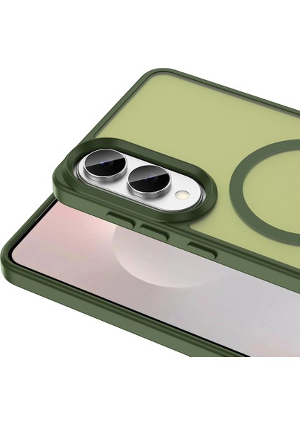 Galaxy S25 Edge Kılıf M-Safe Şarj Özellikli Mat Arka Yüzey Nvg Sio Kapak - Lacivert fırsatları