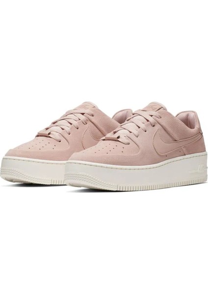 Air Force 1 Sage Low Leather Womens Sneaker Pink Hakiki Deri Kadın Günlük Spor Ayakkabı Pembe modelleri