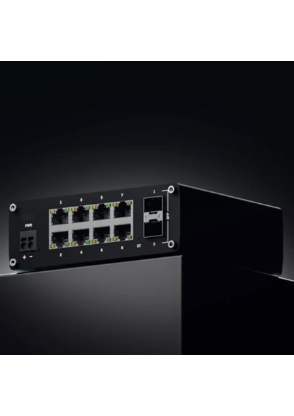 TSW212 10PORT (8ge+2sfp) Managed L2 Endüstriyel Switch modelleri