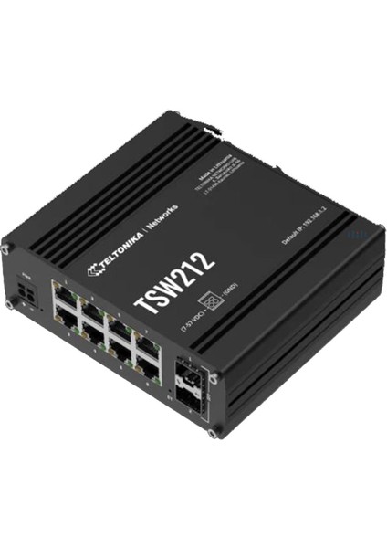 TSW212 10PORT (8ge+2sfp) Managed L2 Endüstriyel Switch fırsatları