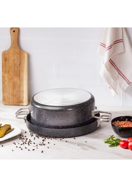 Mutfaksever BioGranit 26 cm Derin Sarma Tencere – Dayanıklı Granit Kaplama, Ergonomik Sap ve Kolay Temizlik fiyatları