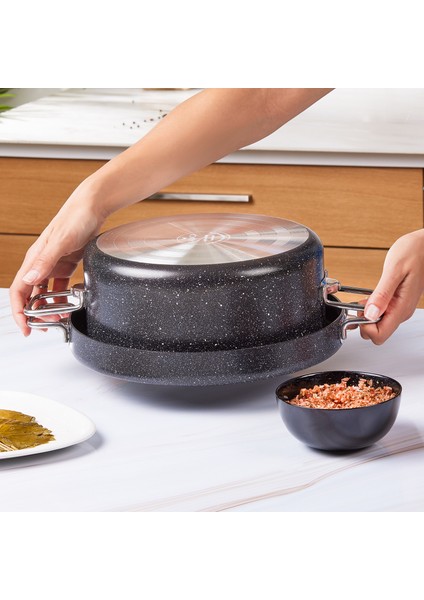 Mutfaksever BioGranit 26 cm Derin Sarma Tencere – Dayanıklı Granit Kaplama, Ergonomik Sap ve Kolay Temizlik fırsatları