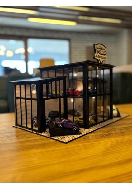 Işıklı Oyuncak Araba Garajı mobilya modelleri