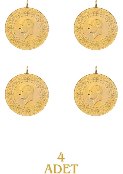 4 Adet Eski Tarihli Çeyrek Altın fiyatları