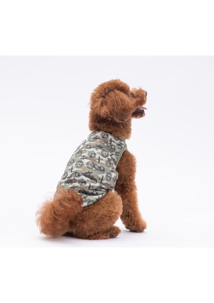 Air Army Kedi Köpek Tişörtü - Kedi Köpek Kıyafeti