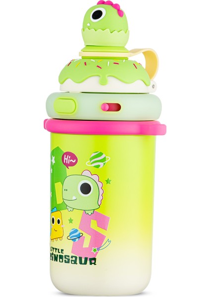 Baby Dinosaur Termos Yeşil 450 ml
