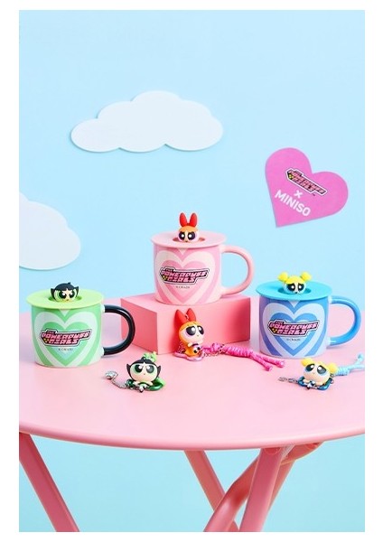 Powerpuff Girls Lisanslı Kapaklı Seramik Bardak 340ML - Buttercup indirimleri
