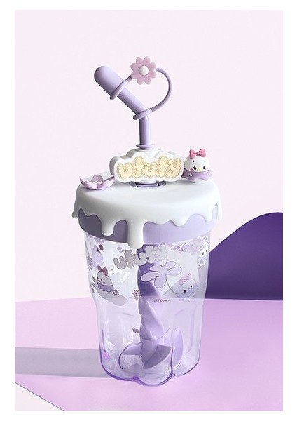 Disney Ufufy Lisanslı Pipetli Bardak (560 Ml) Mor fiyatları