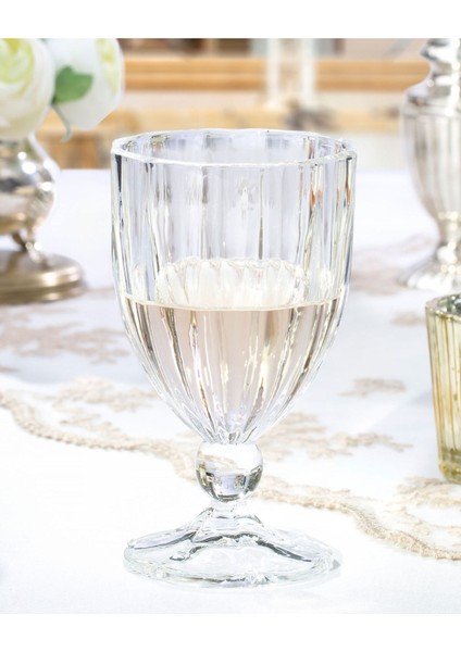 Fiona 4'lü Kısa Kadeh Takımı Şık Cam Tasarım Sofra ve İçecek Sunum Seti