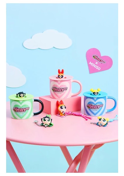 Powerpuff Girls Lisanslı Kapaklı Seramik Bardak 340ML - Blossom indirimleri