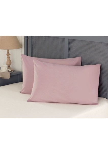 Manon %100 Pamuk Yastık Kılıfı Seti - Açık Mürdüm indirimleri
