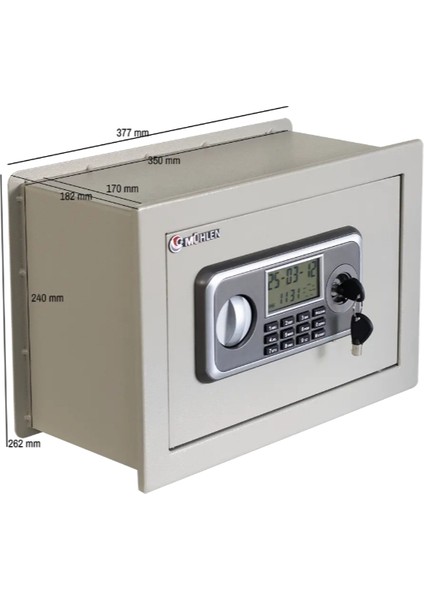 WALL 27-LB Duvara Monte Şifreli Çelik Kasa modelleri