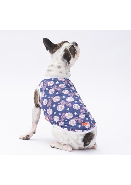 Baseball Kedi Köpek Tişörtü - Kedi Köpek Kıyafeti