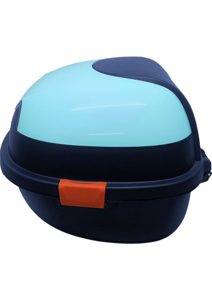 XT11-LB 28 Litre Motosiklet Arka Çanta Açık Mavi Parlak Su Geçirmez ABS Çift Kilitleme Üniversal fiyatları