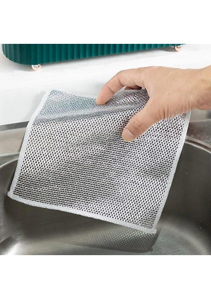 Bulurum 3 Adet Çok Fonksiyonlu Çizmeyen Tel Bulaşık Bezi Bulaşık Havlusu Bulaşık Temizlik Ovma Bezi fiyatları