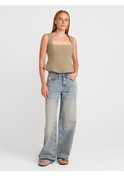 50860 Peplum Korse Top-Çağla fırsatları