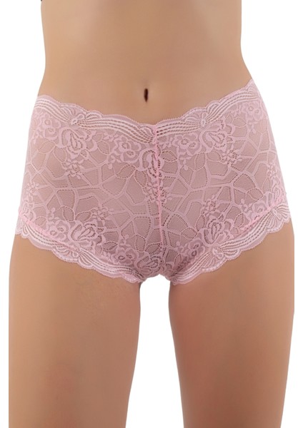 Kadın Transparan Dantelli Tanga Şort Külot fiyatları