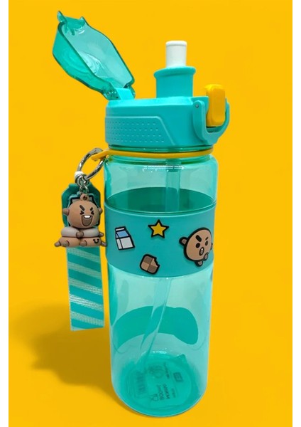 BT21 Lisanslı Plastik Şişe (800ML) - Shooky fırsatları