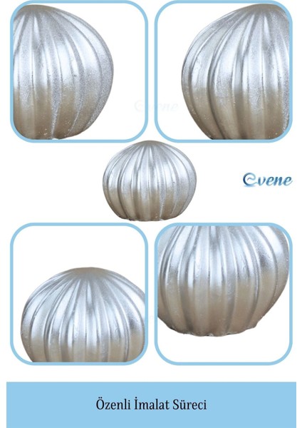 Dekoratif Biblo Kaktüs Dekor Objesi El Yapımı Hediyelik Süs Eşyası Model Kaktüs1