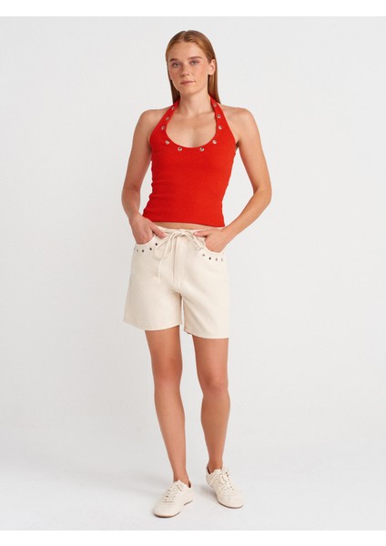 21162 Halter Yaka Top-K.kırmızı fırsatları