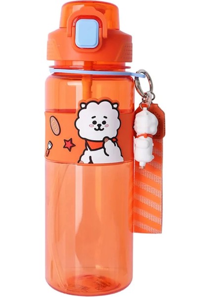 BT21 Lisanslı Askılı ve Kılıflı Plastik Şişe (800ML) - Rj indirimleri