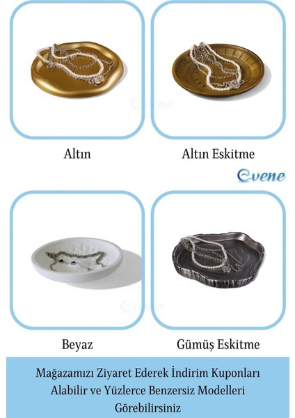 Dekoratif Kase Takı Kutusu Yüzük Kolye Kutusu Mum Tabağı Takı Organizer Ağaç Model