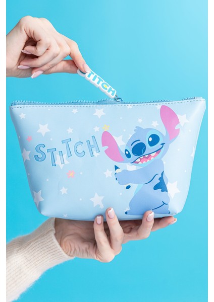 Disney Lilo&stitch Lisanslı Beşgen Kozmetik Çantası