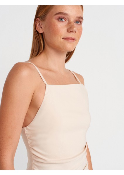 91479 Büzgülü Midi Elbise-Taş modelleri