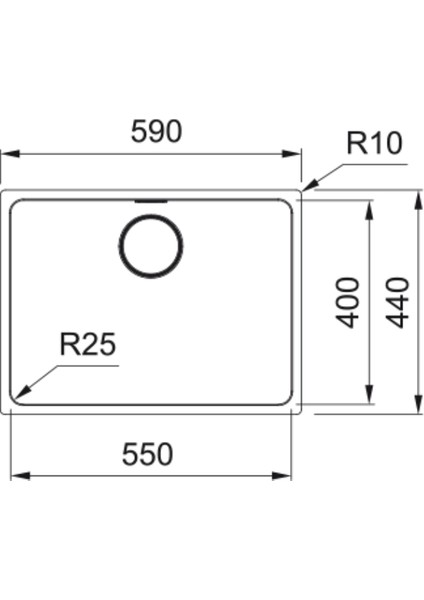 Myx 110-55 Mythos Inox Tezgah Altı Eviye fiyatları
