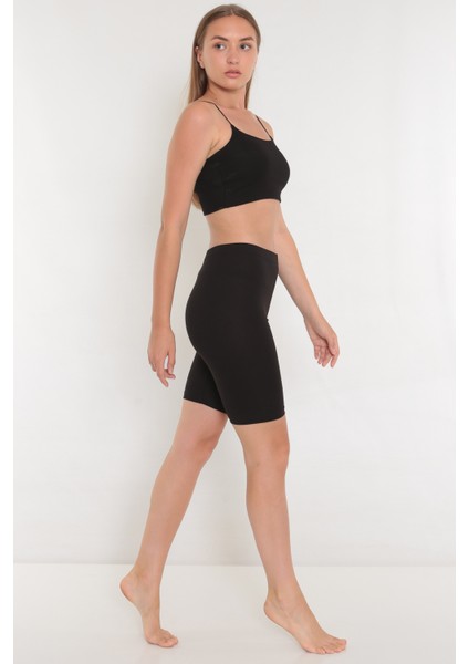 Pamuk Elastan (Likralı) Yüksekbel Dizüstü Kadın Tayt 2003